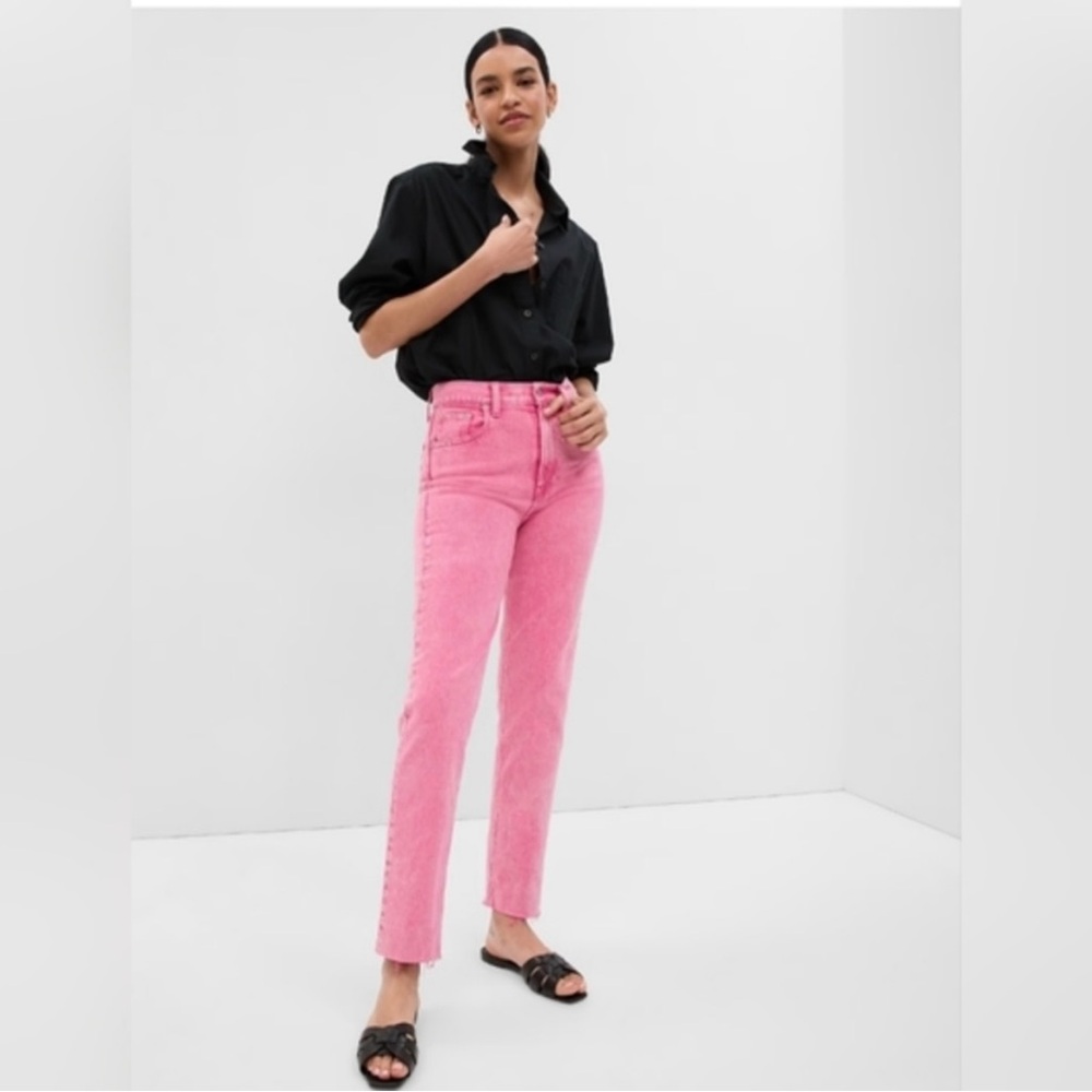 GAP Pink Straight Leg Jeans nwt